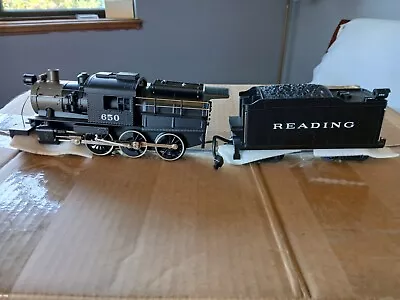 MTH “Rail King” 4-6-0 Camelback Steam Locomotive In READING 650 New • $299