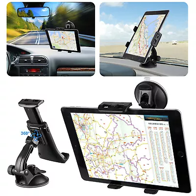 Car Tablet Mount Holder Windshield Dashboard For Universal Phone Tablet IPad GPS • $12.98