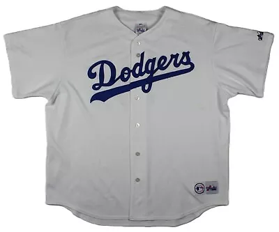 Los Angeles Dodgers #9 Vintage Majestic USA MLB Stitched Baseball Jersey 2XL • $34.99