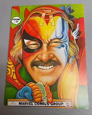 FOOM 17 VF Stan Lee Cover Kiss Preview Comic Magazine 1977 MMMS MARVEL FANZINE • $700