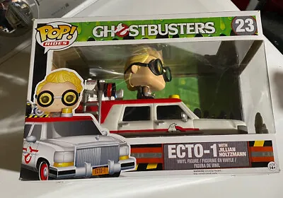 Funko POP RIDES Super Size Deluxe GHOSTBUSTERS ECTO-1 #23 MIB • £36.10