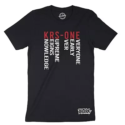 KRS Knowledge Reigns The Bronx Hip Hop Rap Men's Design Graphic Tees T Shirts • $21.98