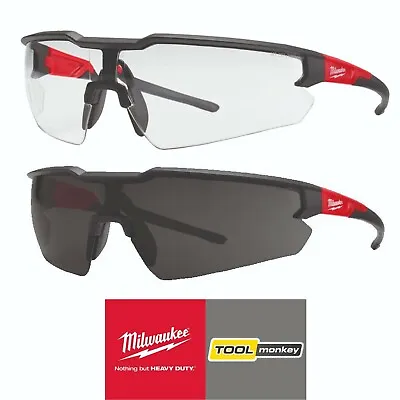 £9.95 • Buy Milwaukee Safety Glasses - Clear Or Tinted - Safety Sun Glasses - Leightweight