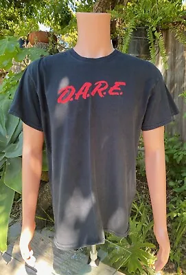 D.A.R.E. Original Sponsor Back Hit Double Sided T-Shirt Size L • $19.99