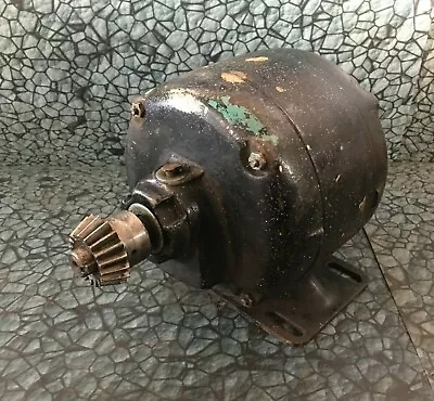 Vintage GE 1/4 Hp Motor With Bevel Pinion Gear 5k43ac3b Drill Press Lathe  • $64