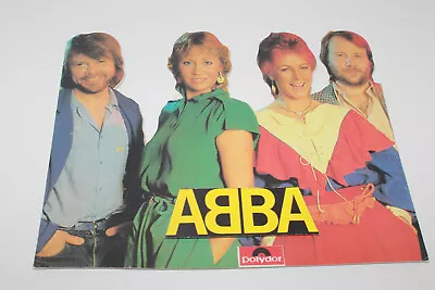 Vintage Abba Promotional Cardboard Counter Top Display Stand Cut Out (Lot 1) • $49.99