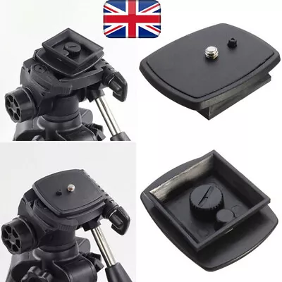 Tripod Quick Release Plate Screw Adapter Mount Head For Velbon Digital Camera.UK • £2.39