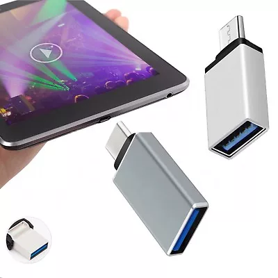 OTG Adapter Usb-C USB 3.0 Plug For Samsung Galaxy Tab S7S7 A7S6S5 • £5.47