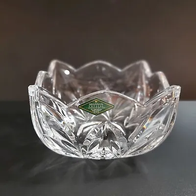 Shannon Crystal Square Bowl  Ireland Design 6  Candy Dish Dining Room Glass  • $18.25