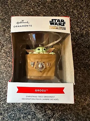 NEW Hallmark Ornament Baby Yoda Grogu In A Sack Bag Mandalorian Star Wars • $16.99