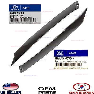 Genuine Windshield Pillar Trim Molding Left+Right Set 2pcs OEM VELOSTER 2012-17 • $79.95