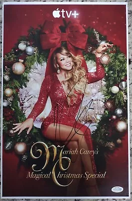 Mariah Carey ALL I WANT FOR CHRISTMAS IS YOU Signed 11x17 Photo ACOA COA! • $449.95