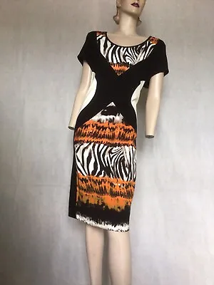 $40 • Buy Sao Paulo Tribal Aztec Print Straight Shift Dress 10. EUR 44