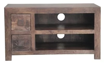 Dakota Mango Wood Plazma Tv Unit 2 Drawer - 90 CM • £239