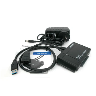 $58.21 • Buy Simplecom SA491 3-IN-1 USB 3.0 TO 2.5 , 3.5  & 5.25  SATA/IDE Adapter With Power