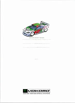 Yokomo RC GT4 RTR Print Ad Ephemera Wall Art Decor • $17.99