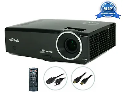ViviTek D837 DLP Projector Presentation Cinema Gaming Home + Choose Bundle • $133.45
