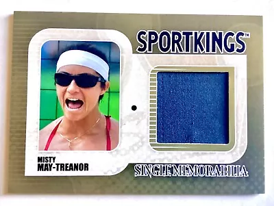 MISTY MAY-TREANOR Match Worn BIKINI #/10 GOLD Version Stitching Seam SPORTKINGS • $49.99