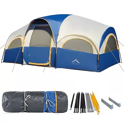 GOHIMAL 8 Person Tent For Camping Waterproof Windproof Family Tent With Rainfly • $74.95