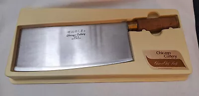 Chicago Cutlery CC-1 USA Chinese Cleaver Chef Knife Vintage • $35