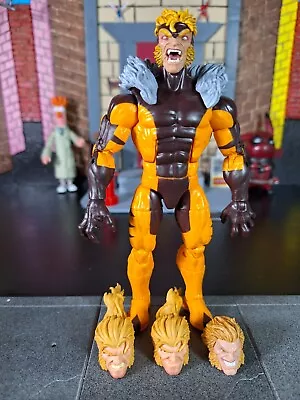 Marvel Legends Apocalypse Baf Wave Sabertooth With Alternate Heads  • $30