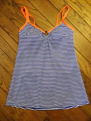Mainstream Swimdress Swimsuit - Blue And White Stripes   $68.00 • $7.99