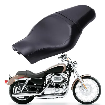 Driver Passenger Two Up Seat For Harley Sportster 1200 Iron883 Nightster XL1200N • $95.79