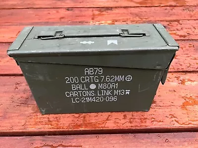 Military Ammo Cans | M19A1 Style | 30 CAL For 7.62mm | (Single Can) | S • $11.50