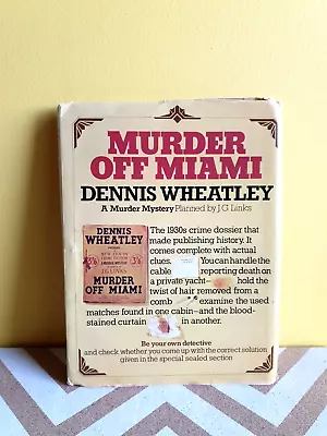 £12.95 • Buy Murder Off Miami, Dennis Wheatley, Crime Dossier, Mayflower Books, 1979