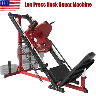 Leg Press Hack Squat Machine With Linear Bearing For Home Strength Training • $1019.15