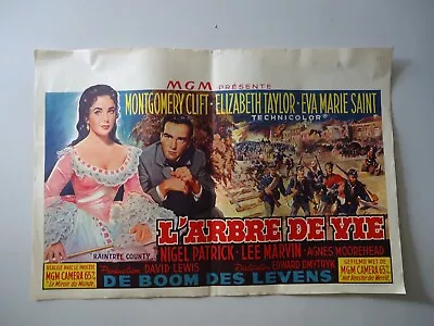 MONTGOMERY CLIFT+ELIZABETH TAYLOR/RAINTREE COUNTY/ U15AV/ORIGINAL Belgian Poster • $35