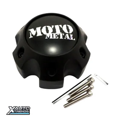 Moto Metal MO967/968 Wheel Center Cap Satin Black 1079L140MBMO1 • $25