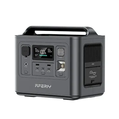 Aferiy P010 - Portable Power Station 800W 512Wh - LiFePO4 Battery & BMS System • £359