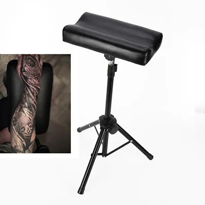 Foldable Tattoo Arm Rest Stand Adjustable Height Chair With 14x8inch Soft Pad • $30.41