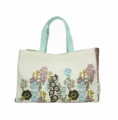 Katie Alice Pretty Designer Large CottonCanvas Shopper Bag Reusable RRP £25 • £9.99