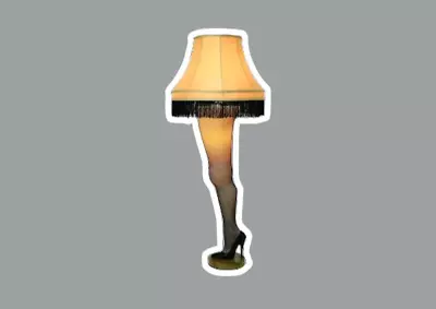 Leg Lamp Die Cut Glossy Fridge Magnet • $4.50