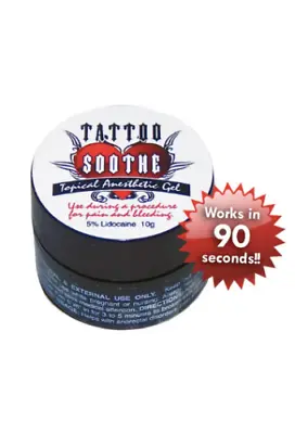 TATTOO SOOTHE 10g Topical Anesthetic Numbing Gel Microblading Permanent Makeup • $427.50