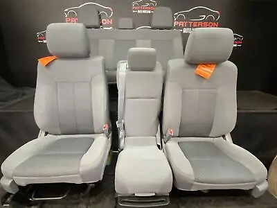 $1785.55 • Buy 2013 Ford F150 Set Of Power Front & Rear Seats Cloth Gray Interior Ms