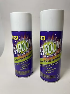 2 Kaboom Discontinued HTF Instant Stain Remover Aerosol Spray Carpet Upholstery • $64.99