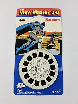 Vintage 1991 Tyco View-Master 3-D 3 Reels Batman Joker DC Comics 1003 NEW • $16.96