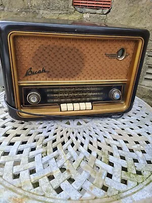 Vintage Bush Valve Radio Type VHF-61 Powers Up • $33.61