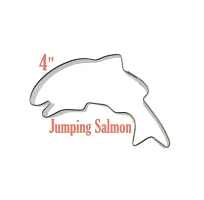 £6.77 • Buy Jumping Salmon Cookie Cutter, Fish And Fisherman Shapes, Foose