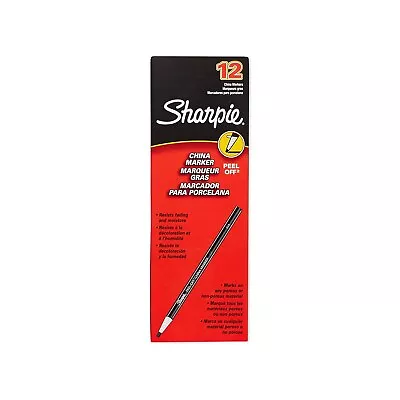 Sharpie Peel-Off China Marker Blue Dozen 1764000 • $12.43