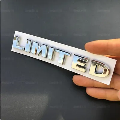 3D Chrome LIMITED Logo Emblem Badge Car Rear Tailgate Decal Sticker Accessories • $3.82