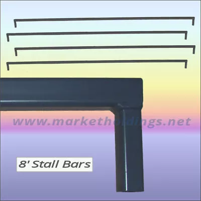 8 Foot Market Stall Bars - 2.4m Stand Parts For Stalls Tables Or Display Stands • £963.95