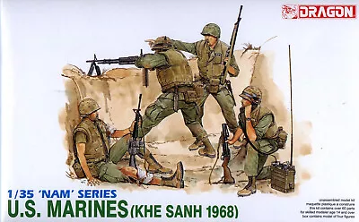 Dragon 1/35 3307 US Marines (KHE SANH 1968)(Vietnam War)(NAM Series)(4 Figures) • $24.65