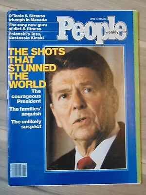 PEOPLE April 13 1981 RONALD REAGAN NASTASSIA KINSKI RICHARD SIMMONS • $7.35