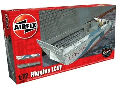 New Release Airfix 1:72nd Scale Higgins LCVP Landing Craft Model Kit. • £13.99