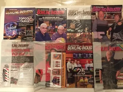 Lot Of 8 Bowling Industry Magazines - Mixed Issues • $16.99