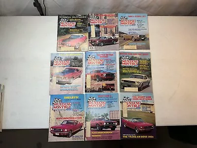 1983 Mustang Monthly 9 Issues Lot • $38.99